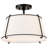 Fabric Semi Flush Mount