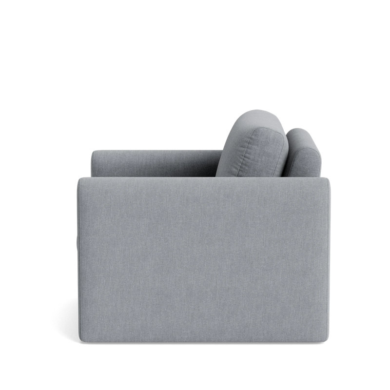 Knox Accent Chair, Performance Weave - Zinc