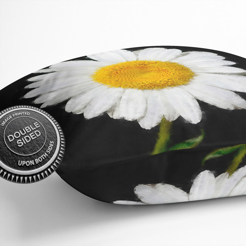 White Daisy Vol.6 Scatter Cushion, 55cm H x 55cm W x 20cm D