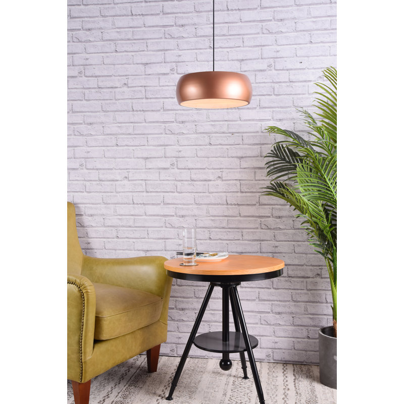 Albertson 2 - Light Unique/Statement Pendant, Black, 4.7" H x 10" W x 10" D