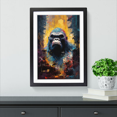 King Kong Impressionism - Framed Print