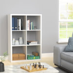 30'' H x 43.82'' W Decorative Cube Bookcase
