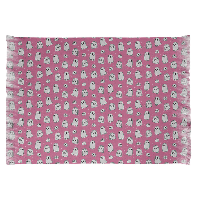 Rose classique/blanc Tapis décoratif, Oui