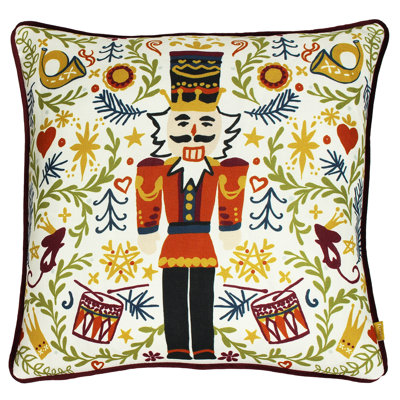 Floral Square Throw Cushion