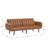 Fosnavag Tufted Faux Leather Upholstered Sofa Bed-1508355241
