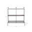 Garden Large Metal Plant Stand Fully-assembled 3 Tier