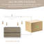 36" Floating Bathroom Vanity With Sink, Modern Minimalist Design, Solid Surface Top, Soft Close Drawers, Ash Grey, Pre-Assembled Components Storage, Resin Countertop, Water- Durability