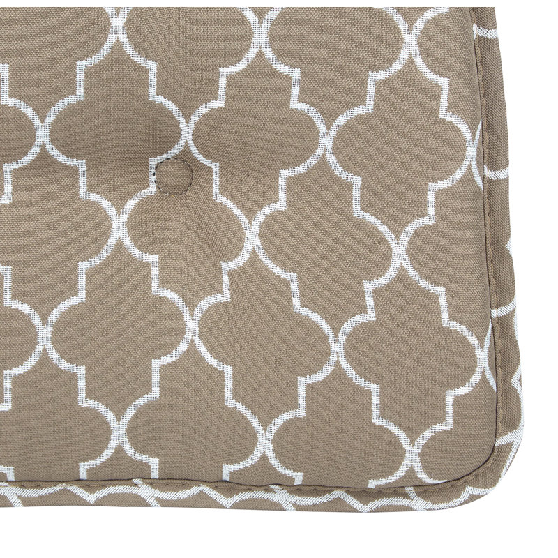 Non-Slip Dining Room And Kitchen Seat Cushions, 16 X 15 X 2 Inches, Brown