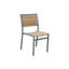 SoHo Teak Aluminum Outdoor Stacking Sidechair-210719846