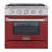 Pro-Style 30 in. 4.2 cu. ft. 4-Burner Freestanding Gas Range with Convection Oven-94094669-50147959