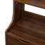 Table de chevet avec bibliothèque, table de chevet avec 2 tiroirs de rangement pour la chambre à coucher-177436575
