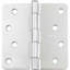 Charnières de porte de 4 po, coin de rayon de 1/4 po-64641419