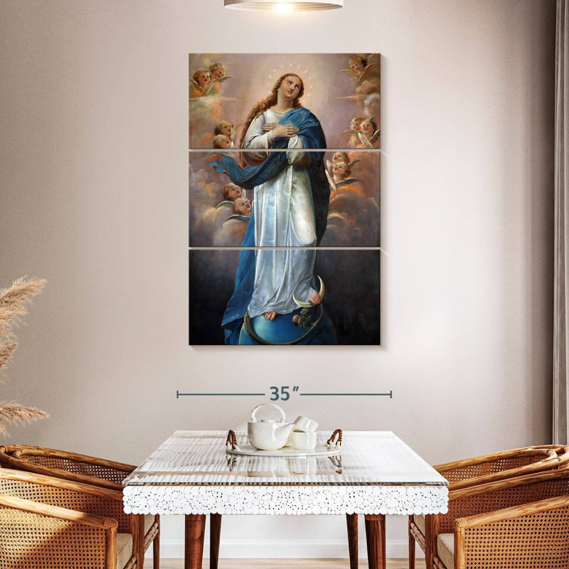 Adella Virgin Mary, 50" H x 32" W