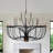 46 - Light Foyer Chandelier Farmhouse Chandelier Wagon Wheel Chandelier