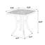 Ensemble bistro 3 pièces pour l'extérieur - table de patio en aluminium et chaises avec coussins-1867042582