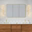 Johnnell 5 - Light Dimmable Clear Globe Glass Bathroom Vanity Light-890148690