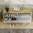 2 Flip Drawers Bench with Adjustable Shelf