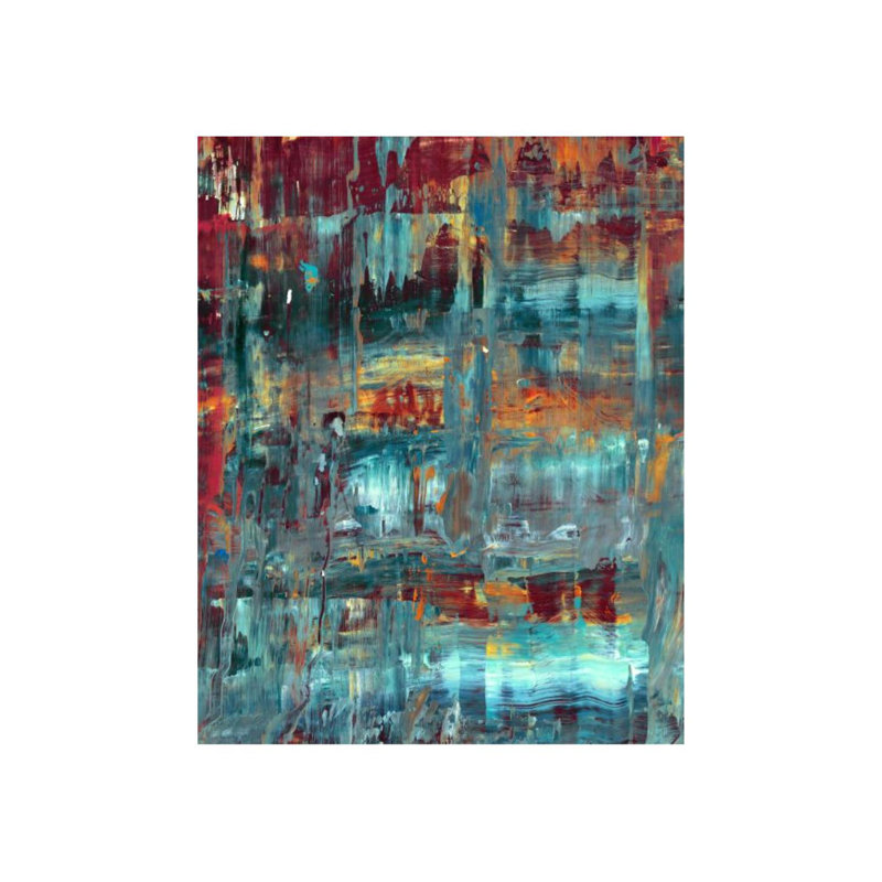 Melt Painting by Dylan Grey, Knife Gel, 50" H x 40" W x 1.5" D