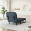 Fauteuil-lit convertible de 31,5 po, canapé-lit à trois volets avec dossier et coussin réglables, canapé-lit de loisirs avec structure en acier robuste pour la maison et le bureau, fauteuil-lit confortable-753489983