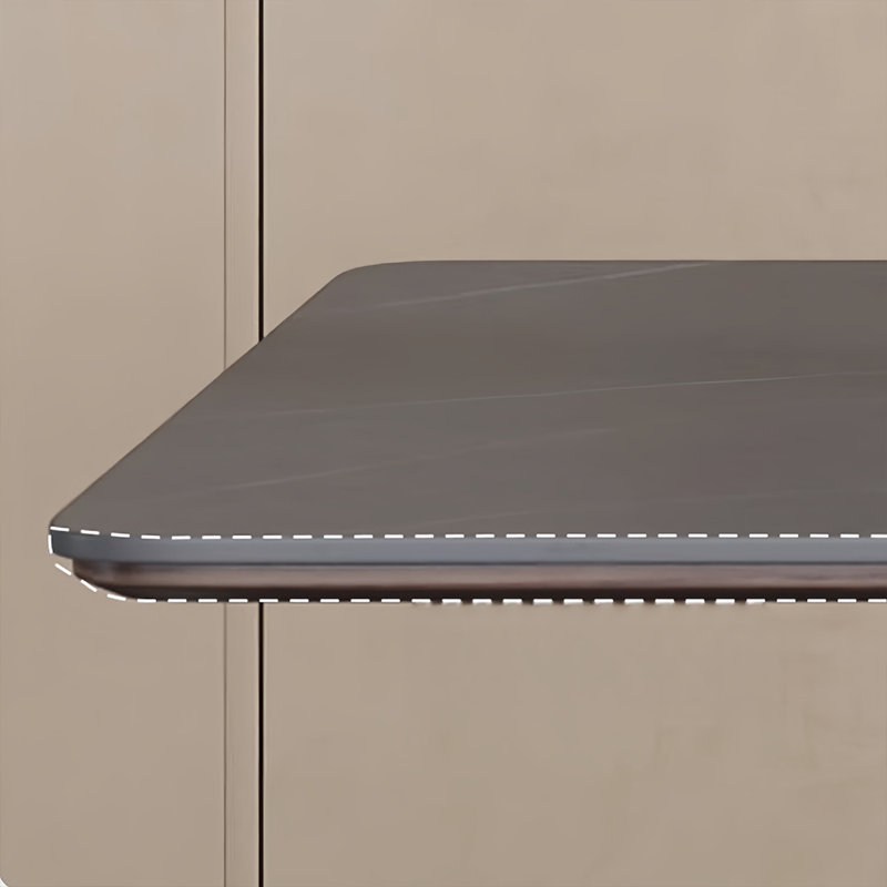 Ensemble de table de salle à manger et chaises Matte Rock, H 29,52 po x L 62,99 po x l 31,49 po