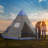 Outsunny 12Ft Camping Tent 6-7 Person 4 Season With 8 Mesh Windows, Outdoor Teepee Tent With Waterproof Material For Family And Friends Camping