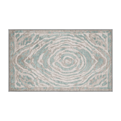 Machine Washable Gray Area Rug