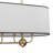 Mihaica 8-Light Dimmable Oval Linear Chandelier