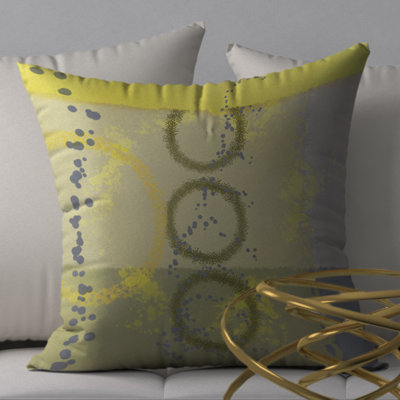 Calvino Tasty Magnifies It Decorative Square Pillow Cover & Insert