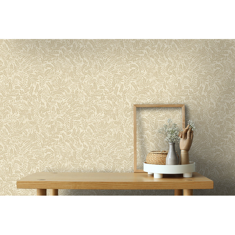Rouleau de papier peint L 33 pi x l 20,8 po Lanesha, Beige