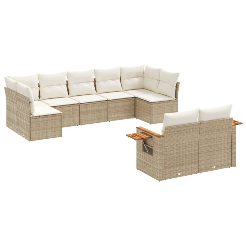 Ensemble de canapé Vidaxl beige
