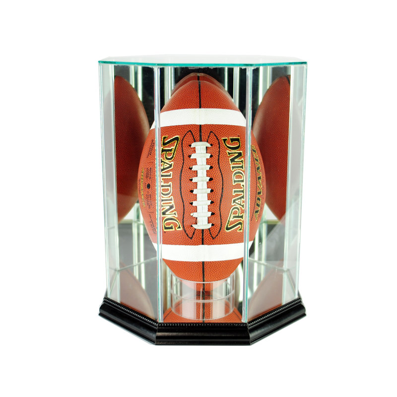 Présentoir de football octogonal, Noir