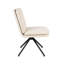 Chaise d'appoint rembourrée blanche Tyler