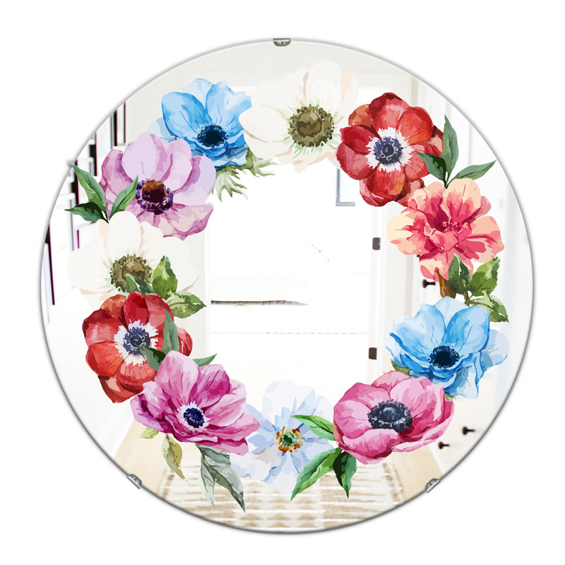 Miroir d'appoint Pastel, H 23,6 po x l 23,6 po