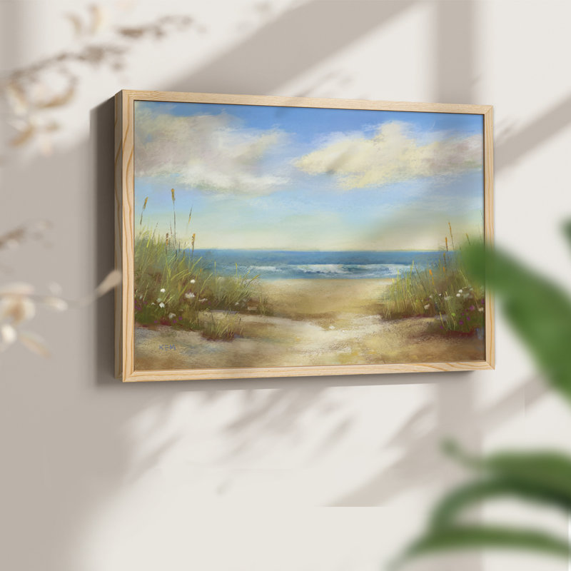 Serenity I -Framed Print - Restickable, 8" H x 10" W, Natural