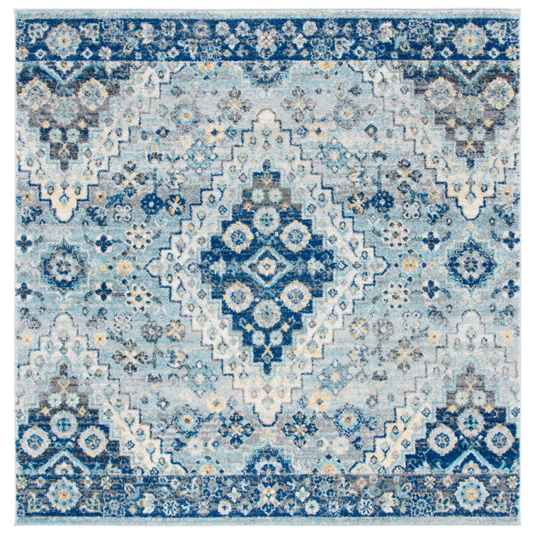 Christa Oriental Gray/Cream Area Rug
