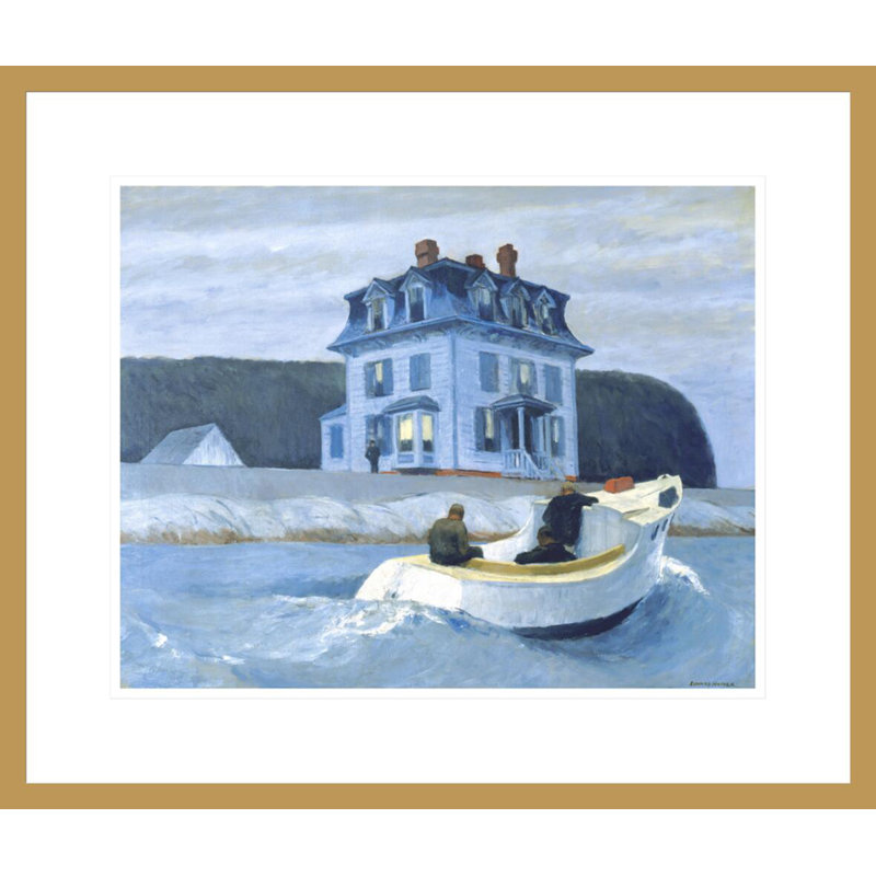 «The Bootleggers» par Edward Hopper, impression giclée sur cadre, H 17,75 po x l 20,92 po