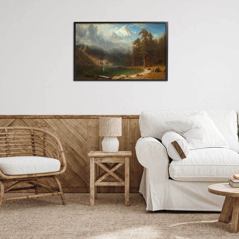 Art numérique Giclée du Mont Corcoron par One1000paintings, Giclée encadrée noir minuit, H 20 po x l 30 po