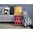 Maize Geometric Feather Throw Pillow-398192557-331333345