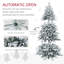 Arbre de Noël, arbre artificiel avec support en métal robuste, assemblage facile pour la maison, décor de salon-974941417