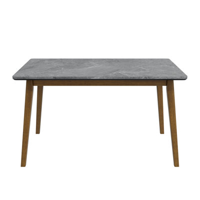 Portrush Dining Table with Smart Top in Solid Wood Legs