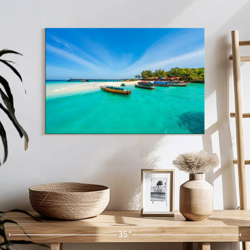 Bateaux Mehar exotiques Zanzibar, H 16 po x l 24 po