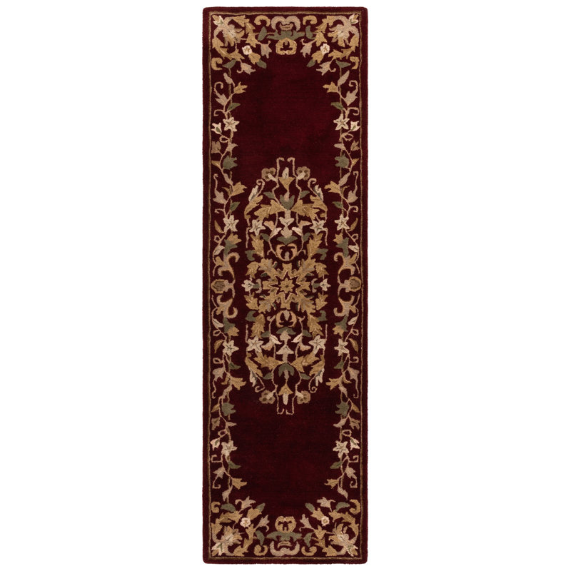 Balthrop Hand Tufted Wool Oriental Rug, Runner 2'3" x 8'