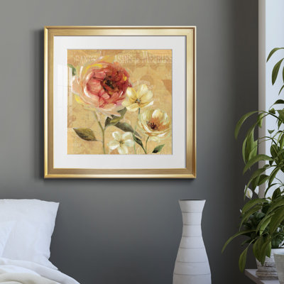 Jardin français III - Reproduction d'art sur papier encadré