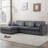Wauseon 2 - Piece 108.7" Upholstered L Shape Sofa with Convertible Chaise-1308552343