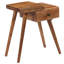 Tegan Bedside Table Solid Acacia Wood 45x32x55 cm
