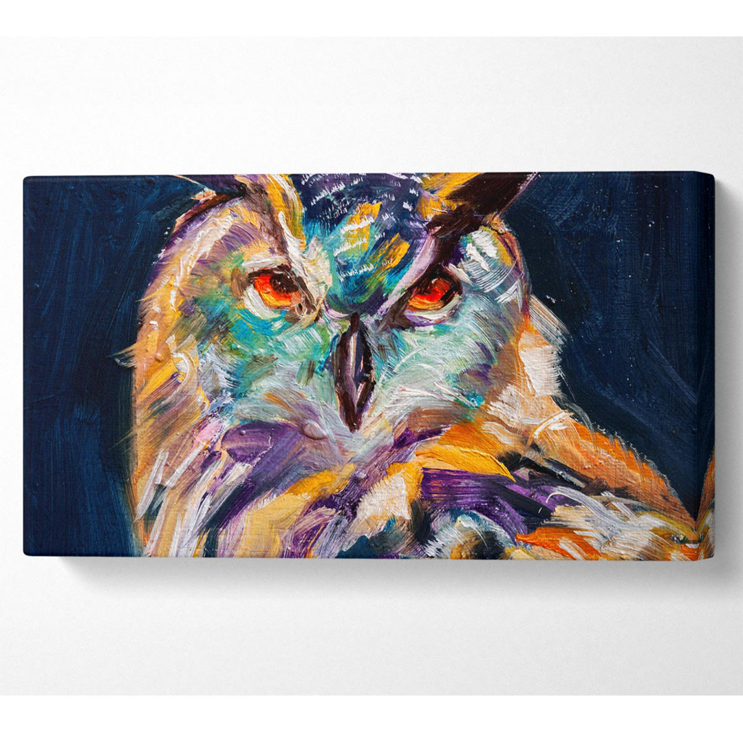 Calik The Vivid Owl Stare - Kunstdrucke auf Leinwand