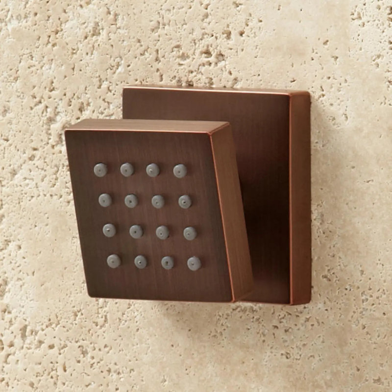 Juno Oil Rubbed Bronze Jetted Body Shower Set – Luxurious Wall-Mounted Shower System
