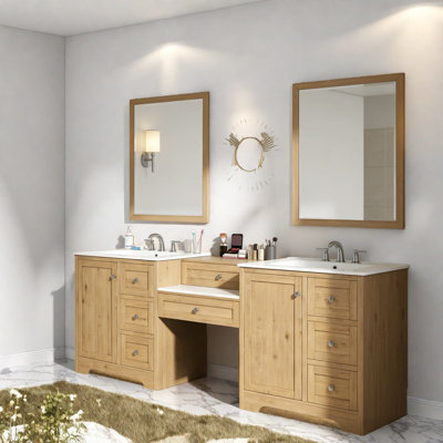 Meuble-lavabo double 84 po Modern