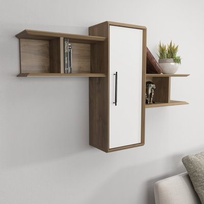 Olida Modern Wallshelf with a Cabinet