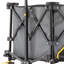 Chariot de plage pliable Gorilla Carts 7 cubes avec lit surdimensionné, noir-96812211-95320187